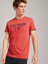 T-Shirt mit Bio-Baumwolle - Männer - Plain Red T-Shirt mit Bio-Baumwolle - Männer - Plain Red - 5 - TOM TAILOR