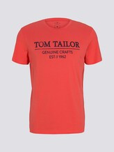 T-Shirt mit Bio-Baumwolle - Männer - Plain Red T-Shirt mit Bio-Baumwolle - Männer - Plain Red - 7 - TOM TAILOR