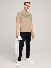 T-Shirt mit Bio-Baumwolle - Männer - Sandy Beige T-Shirt mit Bio-Baumwolle - Männer - Sandy Beige - 3 - TOM TAILOR