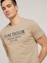 T-Shirt mit Bio-Baumwolle - Männer - Sandy Beige T-Shirt mit Bio-Baumwolle - Männer - Sandy Beige - 9 - TOM TAILOR