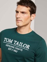 T-Shirt mit Logo-Print - Männer - Stroke Green T-Shirt mit Logo-Print - Männer - Stroke Green - 9 - TOM TAILOR