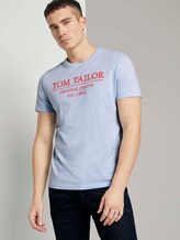 T-Shirt mit Bio-Baumwolle - Männer - Light Metal Blue T-Shirt mit Bio-Baumwolle - Männer - Light Metal Blue - 5 - TOM TAILOR