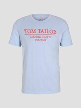 T-Shirt mit Bio-Baumwolle - Männer - Light Metal Blue T-Shirt mit Bio-Baumwolle - Männer - Light Metal Blue - 7 - TOM TAILOR