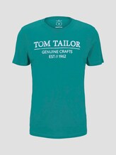T-Shirt mit Bio-Baumwolle - Männer - new porcelain green T-Shirt mit Bio-Baumwolle - Männer - new porcelain green - 7 - TOM TAILOR