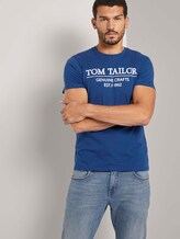T-Shirt mit Logo-Print - Männer - after dark blue T-Shirt mit Logo-Print - Männer - after dark blue - 5 - TOM TAILOR