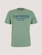 T-Shirt mit Bio-Baumwolle - Männer - light mint green T-Shirt mit Bio-Baumwolle - Männer - light mint green - 7 - TOM TAILOR