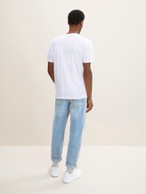 T-Shirt mit Bio-Baumwolle - Männer - White T-Shirt mit Bio-Baumwolle - Männer - White - 2 - TOM TAILOR