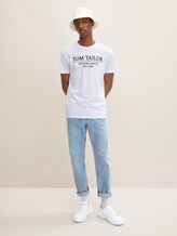 T-Shirt mit Bio-Baumwolle - Männer - White T-Shirt mit Bio-Baumwolle - Männer - White - 3 - TOM TAILOR