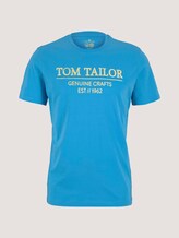 T-Shirt mit Bio-Baumwolle - Männer - north blue T-Shirt mit Bio-Baumwolle - Männer - north blue - 7 - TOM TAILOR