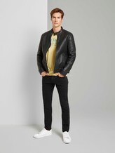 T-Shirt mit Bio-Baumwolle - Männer - pale straw yellow T-Shirt mit Bio-Baumwolle - Männer - pale straw yellow - 3 - TOM TAILOR