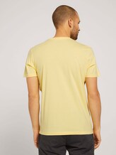T-Shirt mit Bio-Baumwolle - Männer - pale-banana-yellow T-Shirt mit Bio-Baumwolle - Männer - pale-banana-yellow - 2 - TOM TAILOR