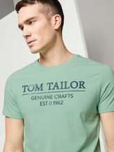 T-Shirt mit Bio-Baumwolle - Männer - soft jade T-Shirt mit Bio-Baumwolle - Männer - soft jade - 9 - TOM TAILOR