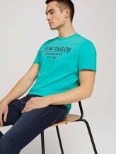 T-Shirt mit Bio-Baumwolle - Männer - dusty aqua T-Shirt mit Bio-Baumwolle - Männer - dusty aqua - 5 - TOM TAILOR