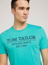 T-Shirt mit Bio-Baumwolle - Männer - dusty aqua T-Shirt mit Bio-Baumwolle - Männer - dusty aqua - 9 - TOM TAILOR