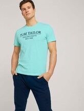 T-Shirt mit Bio-Baumwolle - Männer - lucite green white melange T-Shirt mit Bio-Baumwolle - Männer - lucite green white melange - 5 - TOM TAILOR