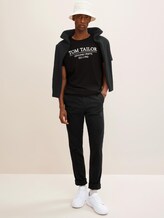 T-Shirt mit Bio-Baumwolle - Männer - Black T-Shirt mit Bio-Baumwolle - Männer - Black - 3 - TOM TAILOR
