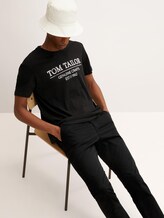 T-Shirt mit Bio-Baumwolle - Männer - Black T-Shirt mit Bio-Baumwolle - Männer - Black - 5 - TOM TAILOR