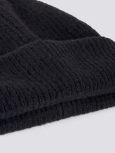 Ribbed beanie - Women - Deep Black Ribbed beanie - Women - Deep Black - 9 - TOM TAILOR Denim