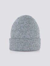 Ribbed beanie - Women - mineral stone blue melange Ribbed beanie - Women - mineral stone blue melange - 7 - TOM TAILOR Denim