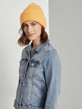 Ribbed beanie - Women - indian spice yellow melange Ribbed beanie - Women - indian spice yellow melange - 5 - TOM TAILOR Denim
