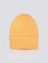 Ribbed beanie - Women - indian spice yellow melange Ribbed beanie - Women - indian spice yellow melange - 7 - TOM TAILOR Denim