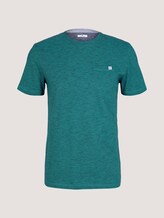 Fein gestreiftes T-Shirt mit Brusttasche - Männer - dark blue aqua fine stripe Fein gestreiftes T-Shirt mit Brusttasche - Männer - dark blue aqua fine stripe - 7 - TOM TAILOR