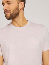 Fein gestreiftes T-Shirt mit Brusttasche - Männer - sandy beige fine stripe Fein gestreiftes T-Shirt mit Brusttasche - Männer - sandy beige fine stripe - 9 - TOM TAILOR