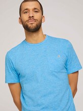 Fein gestreiftes T-Shirt mit Brusttasche - Männer - teal fine stripe Fein gestreiftes T-Shirt mit Brusttasche - Männer - teal fine stripe - 9 - TOM TAILOR