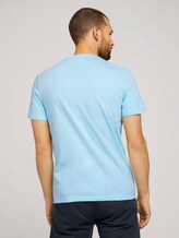 Fein gestreiftes T-Shirt mit Brusttasche - Männer - lucite green fine stripe Fein gestreiftes T-Shirt mit Brusttasche - Männer - lucite green fine stripe - 2 - TOM TAILOR
