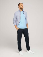 Fein gestreiftes T-Shirt mit Brusttasche - Männer - lucite green fine stripe Fein gestreiftes T-Shirt mit Brusttasche - Männer - lucite green fine stripe - 3 - TOM TAILOR