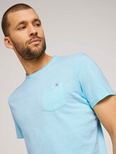 Fein gestreiftes T-Shirt mit Brusttasche - Männer - lucite green fine stripe Fein gestreiftes T-Shirt mit Brusttasche - Männer - lucite green fine stripe - 9 - TOM TAILOR