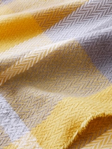 Wide scarf in a checked pattern - Women - yellow grey check Wide scarf in a checked pattern - Women - yellow grey check - 9 - TOM TAILOR Denim