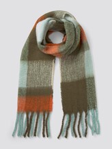 Sjaal met patroon in kleurblokkerering - Vrouwen - olive mint colorblock Sjaal met patroon in kleurblokkerering - Vrouwen - olive mint colorblock - 7 - TOM TAILOR Denim