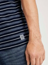 Bunt gestreiftes T-Shirt - Männer - Blue Off White Stripe Bunt gestreiftes T-Shirt - Männer - Blue Off White Stripe - 10 - TOM TAILOR