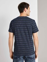Bunt gestreiftes T-Shirt - Männer - Blue Off White Stripe Bunt gestreiftes T-Shirt - Männer - Blue Off White Stripe - 2 - TOM TAILOR