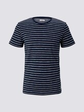 Bunt gestreiftes T-Shirt - Männer - Blue Off White Stripe Bunt gestreiftes T-Shirt - Männer - Blue Off White Stripe - 7 - TOM TAILOR
