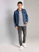 Bunt gestreiftes T-Shirt - Männer - offwhite navy stripes Bunt gestreiftes T-Shirt - Männer - offwhite navy stripes - 3 - TOM TAILOR