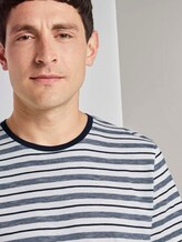 Bunt gestreiftes T-Shirt - Männer - offwhite navy stripes Bunt gestreiftes T-Shirt - Männer - offwhite navy stripes - 9 - TOM TAILOR