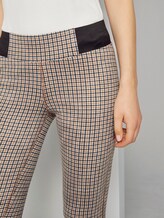Treggings mit elastischem Bund - Frauen - camel small check Treggings mit elastischem Bund - Frauen - camel small check - 10 - TOM TAILOR