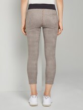 Treggings mit elastischem Bund - Frauen - camel small check Treggings mit elastischem Bund - Frauen - camel small check - 2 - TOM TAILOR
