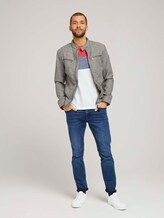 T-Shirt mit Blockstreifen und Brusttasche - Männer - Powerful Red T-Shirt mit Blockstreifen und Brusttasche - Männer - Powerful Red - 3 - TOM TAILOR