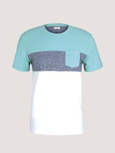 T-Shirt mit Blockstreifen und Brusttasche - Männer - lucite green T-Shirt mit Blockstreifen und Brusttasche - Männer - lucite green - 7 - TOM TAILOR