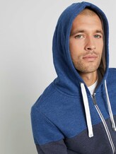 Sweatjacke mit Kapuze im Colorblocking - Männer - Sky Captain Blue Sweatjacke mit Kapuze im Colorblocking - Männer - Sky Captain Blue - 10 - TOM TAILOR