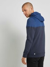 Sweatjacke mit Kapuze im Colorblocking - Männer - Sky Captain Blue Sweatjacke mit Kapuze im Colorblocking - Männer - Sky Captain Blue - 2 - TOM TAILOR