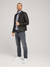 Sweatjacke mit Stehkragen - Männer - Light Stone Grey Melange Sweatjacke mit Stehkragen - Männer - Light Stone Grey Melange - 3 - TOM TAILOR