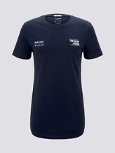 T-Shirt mit kleinem Schriftprint - Männer - Sky Captain Blue T-Shirt mit kleinem Schriftprint - Männer - Sky Captain Blue - 7 - TOM TAILOR Denim