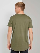 T-Shirt mit kleinem Schriftprint - Männer - Dry Greyish Olive T-Shirt mit kleinem Schriftprint - Männer - Dry Greyish Olive - 2 - TOM TAILOR Denim