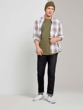 T-Shirt mit kleinem Schriftprint - Männer - Dry Greyish Olive T-Shirt mit kleinem Schriftprint - Männer - Dry Greyish Olive - 3 - TOM TAILOR Denim
