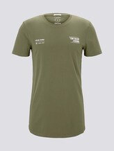 T-Shirt mit kleinem Schriftprint - Männer - Dry Greyish Olive T-Shirt mit kleinem Schriftprint - Männer - Dry Greyish Olive - 7 - TOM TAILOR Denim