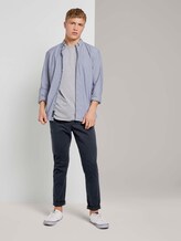 T-Shirt mit kleinem Schriftprint - Männer - Light Stone Grey Melange T-Shirt mit kleinem Schriftprint - Männer - Light Stone Grey Melange - 3 - TOM TAILOR Denim